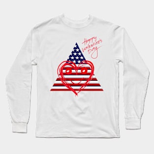 Happy Valentines day Long Sleeve T-Shirt